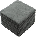 Detailing Microfiber Cloths, 12 X 12 In, 10-Pack