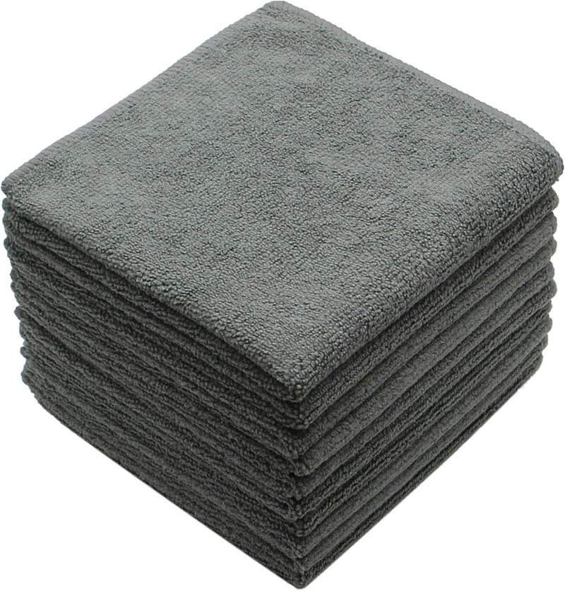 Detailing Microfiber Cloths, 12 X 12 In, 10-Pack