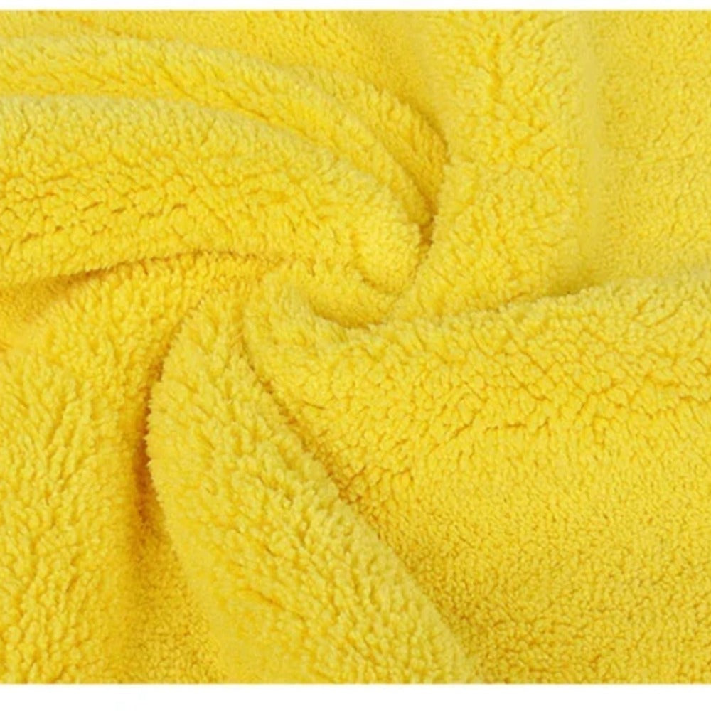 Close-up of the plush microfiber pile