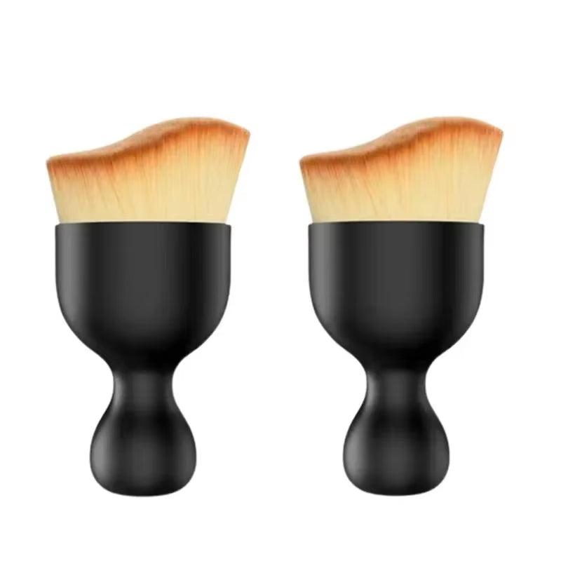 Two soft detailing brushes