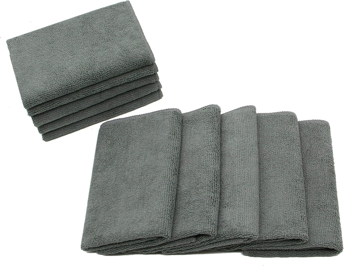 Detailing Microfiber Cloths, 12 X 12 In, 10-Pack